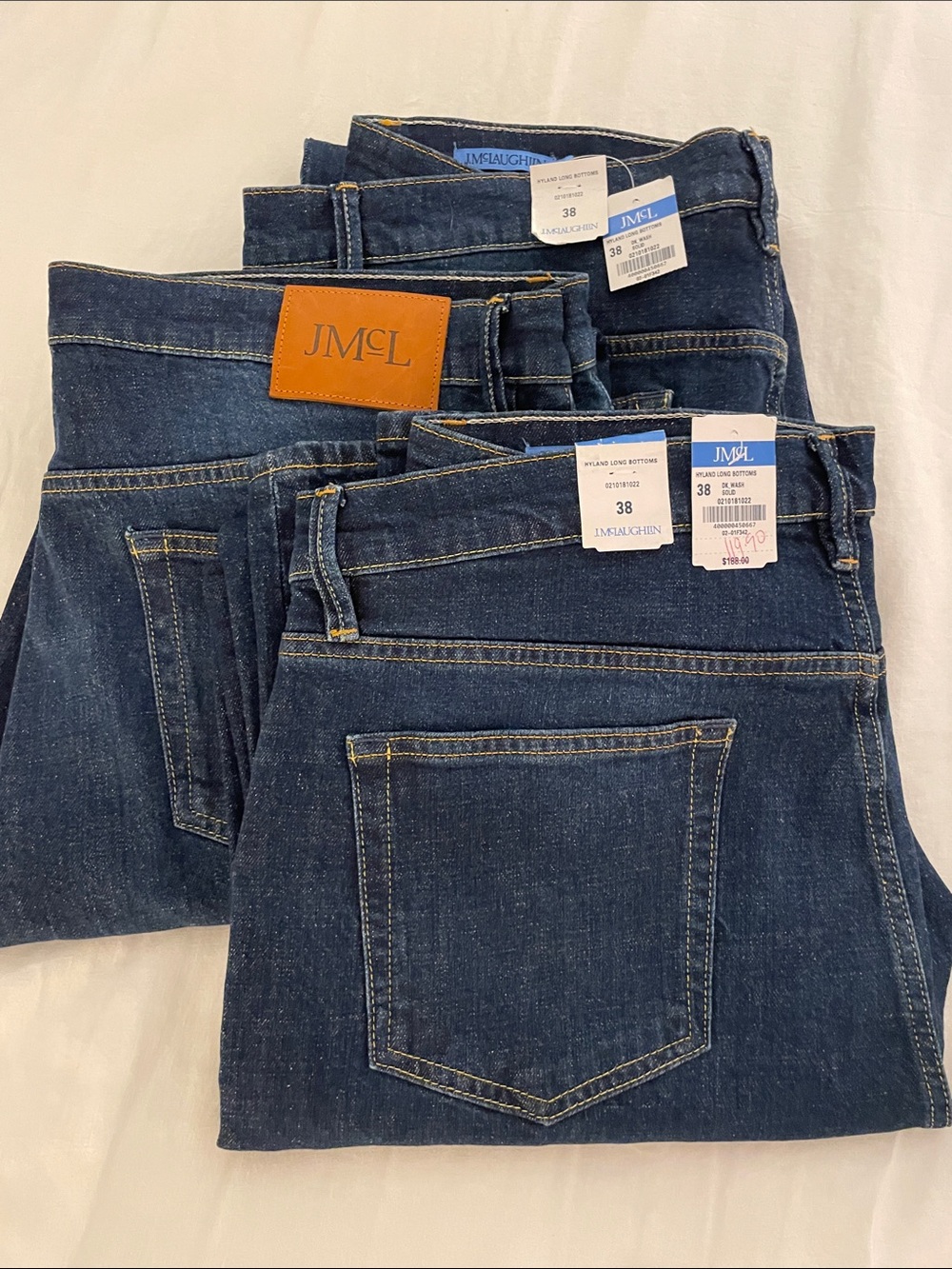 3 Pair Button Fly Jeans